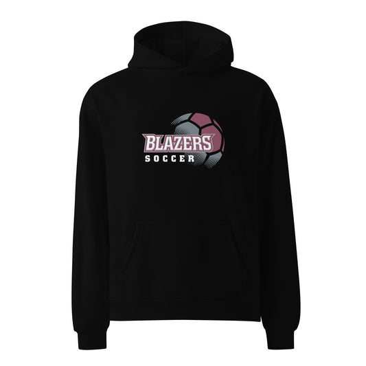 Soccer Oversized Hoodie (Black)