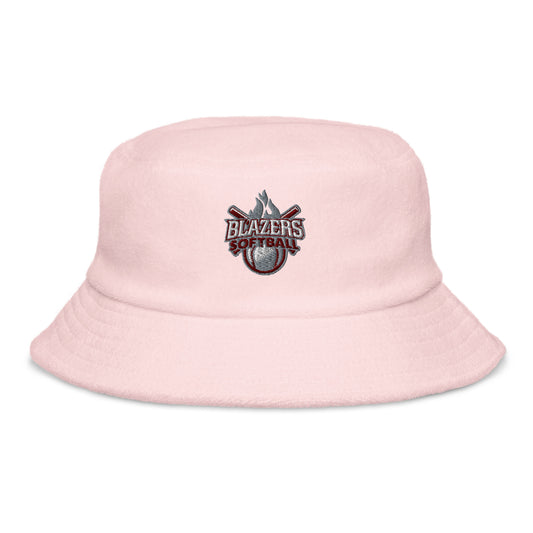 Softball Terry Cloth Bucket Hat